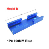 T-Track Intersection Kit Double Cut Profile Universal Cross T-track Connector with Predrilled Mounting Holes Woodworking Clamps