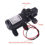 DC 12V 70W 130PSI 6L/Min Water High Pressure Pumps Diaphragm Self Priming Pump