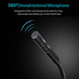 Mini Desktop USB Speech Microphone With Flexible Stand for Computer PC Laptop Notebook Studio Recording Condenser Mic