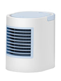 WT-F11 Mini Desktop Fan Portable Fan Oval Shape Cooling Spray Fan Night Light For Office Dormitory Bedroom