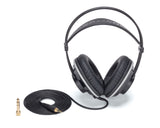 Samson SR990 Closed-Back Studio Reference Headphone Monitor Dynamic Stereo DJ HD Headset Music Earphone With Leather Ear Cup