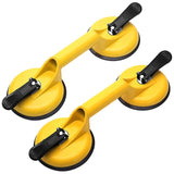2 Pcs Glass Suction Cups Heavy Duty Aluminum Vacuum Plate Handle Glass Holder Hooks to Lift Large Glass
