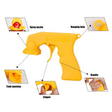Spray Gun Adaptor Auto Polishing Paint Care Aerosol Spray Gun Handle with Full Grip Lock Car Maintenance Tool Care Accessories