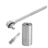 Universal Torque Wrench Head Set Socket Sleeve 7-19mm Power Drill Ratchet Bushing Spanner Key Multi Hand Tools  Socket Wrench