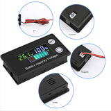 8-100V Auto Car Motorcycle Lead-acid Lithium Battery Capacity Voltage Tester Percentage Meter Car Battery Detector Tester