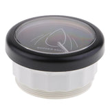Boat Marine Waterproof Rudder Angle Indicator  LED Backlight 0-190ohm 52mm 2 Inch Black