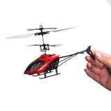 1PC RANDOM COLOR RC helicopter indoor toy rc aircraft Induction Fly up plane toys for kid