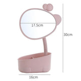 Makeup Mirror Cosmetic Storage Box Protable Creative Beauty Box Detachable Desktop Organizer  Delicate Jewelry Storage