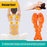 Cervical Vertebra Massage Board Brace Back Stretching Device Massager Board for Back Traction Straight Spine Back Relax Healthy