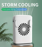 Children's Sports Fan Mini Desktop Waist Clip Outdoor Portable Quiet Variable Rechargeable Fans Power bank Dropshiping
