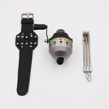 Outdoor Wheel Metal Fish Shooting Fishing Reel wire 34 meters Speed ratio 4.3:1 Reel Slingshot Fishing Suit Dart Metal Wheel