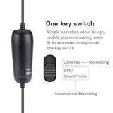 Lavalier Microphone Professional Camera Interview Recording Mobile Phone Condenser Noise Reduction Microphone