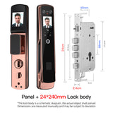 Hawatta Smart Fingerprint Lock Anti-theft Home Security Face recognition Lock For Gate Door With Digital Code IC Card Unlock