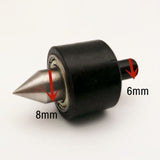 Multifunction Drilling Tailstock Live Center Silver Metal With Claw For Mini Lathe Machine Revolving Centre DIY Accessories