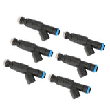 6-pack Fuel Injectors 280155923 for  4.0 Cherokee 1999-2004 Durable