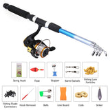 Fishing Reel Rod Combo Set Fishing Pole Spinning Reel Set with Fishing Accessories for vara de pesca