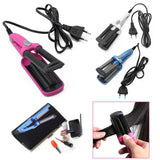 Mini Ceramic Hair Crimper Curler Curling Iron Tong Waving Wand Roller Salon Drop Ship De3