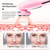 5 IN 1 EMS Face Lifting Cool Facial Massager Sonic Ion LED Photon Anti Aging Skin Rejuvenation Lifting Tighten Face Skin Care
