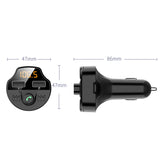 DC 5V 3.1A Car Charger Bluetooth Handsfree Coche Kit FM Transmitter Support USB Driver TF Card Auto MP3 Player