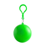 Convenient Portable Rain Ponchos Ball for Adults Disposable  Thick Emergency Waterproof Raincoat Colorful Poncho with Hook