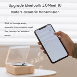 Bluetooth Speaker Wireless Music Speaker Clocks Music Box Retro TF Card MP3 Speakers With Alarm Clock Charging
