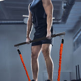 Resistance Band Bar for Body Workout, Squat, Weightlifting, Strength Training(43Inch Lentgh, Max Load 800Lbs)