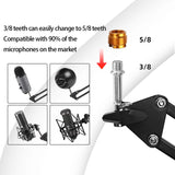 Microphone Stand Microphone Boom Arm Kit Scissor Arm Adjustable Mic Desk Mount Stand For Live Streaming Recording Game