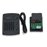 Folk Classical Guitar Pickup 5 Bands Acoustic Guitar Preamp EQ Piezo Pickup Equalizer Tuner with Microphone