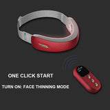 Chin V-Line Up Lift Belt Machine Red Blue LED Photon Therapy Face Slimming Vibration Massager Facial Lifting Device V Face care