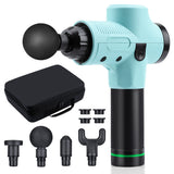 Massage Gun Percussion Deep Tissue Muscle Exercise Bosster Relief Pain Full Body Massage Slimming Shaping Device With 4 Heads