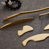6Pcs/Set Chinese Guasha Massage Gua Sha Scraping Pure Copper Massager Relaxation Board Scraper SPA Board Health Care Body Face
