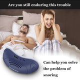 Electric Anti Snoring Device Mini Snore Stopper Nose Breathing Snoring Correction Household Sleep Comfatable Tool For Man Women
