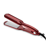 Professional Hair Crimper Curler Dry &amp; Wet Use Corrugated Irons Ceramic Curling Iron with Temperature Control Waving Tool