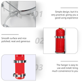 1pc Wall Mounted Fire Extinguisher Hanger Iron Fire Extinguisher Rack for Home