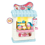 Kids Playset Simulation Dessert Store with Motorcycle Cashier Services Dining Sets  Early Educational Toys for Girls Boys