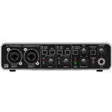 BEHRINGER UMC204HD External Sound Card Recording 2x4,24-Bit/192 kHz USB Audio/MIDI Interface With Midas Mic Preamplifiers