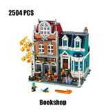 MOC 2734pcs City Streetview series The brickstive Modern Library Model Building Blocks Bricks Kids Toys Gifts Christmas gifts