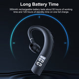 1PC Wireless Business Headphones with Microphone Bluetooth Earphone Single In-Ear Earbud Battery Digital Display for Cell Phone