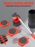 13-piece Set Furniture Moving Set Roller Slider With Lifting Lever & Extension Heavy Stuffs Transport Mover Tool Easily Carrier