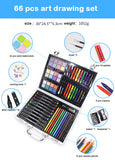 Besegad 68PCS Painting Drawing Art Artist Set Kit for Kids Children Boys Girls Student Christmas Birthday Holiday Festival Gift
