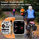 Original HK9 Pro AMOLED Smart Watch 2023 Series 8 Compass Smooth Touch Siri Call Message Grouping Sport Watch For Android IOS