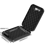 Fingerprint Password Safes Weapon Case Pistol Safe Valuables Money Jewelry Storage Box Gunbox Mini Security Pistol Strongbox
