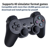 Built in 10000 Retro Games Two Players Video Game Console With 2.4G Wireless Controller For PS1/GBA Family 4K TV Game HD Output
