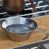 Outdoor Stainless Steel 310ml Sierra Bowl Picnic Tableware Portable Barbecue Hiking Camping Cup Picnic Cookware With Storage Bag