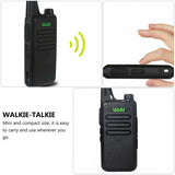 1 Pair Intercom Walkie-Talkie 16 Channels Interphone for Hiking Camping US Plug