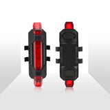 LED USB Rechargeable Mountain Bike Cycling Light Taillamp Safety Warning Light Bicycle Light Waterproof Rear Tail Light