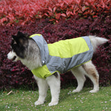 Fashion Outdoor Waterproof Dog Stormbreaker Rain Coat Reflective Quick Dry Pet Dog Raincoat Golden Retriever Pet Supplies