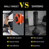 Faux Leather Wall Punching Pad Boxing Punch Target Training Sandbag Sports Dummy Punching Bag Fighter Martial Arts Fitness