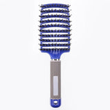 Girls Hair Scalp Massage Comb Hairbrush Bristle Nylon Women Wet Curly Detangle Hair Brush for Salon Hairdressing Styling Tools