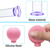 Vacuum Massager Anti Cellulite Suction Cups Rubber Head Glasses Jar Massage For Body Health Care Physiotherapy Slimming  Cans